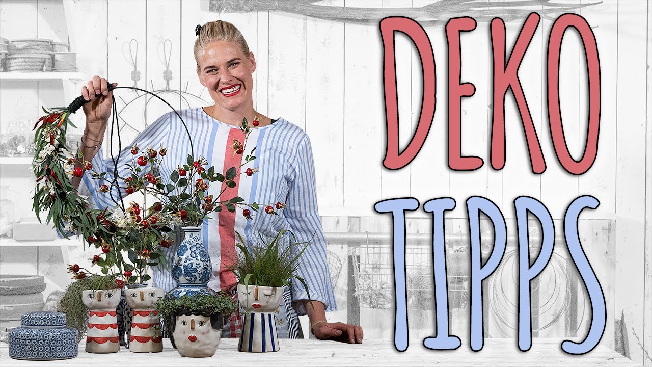MODERNE DEKORATION FÜR DIE FENSTERBANK ODER SIDEBOARD - DIY