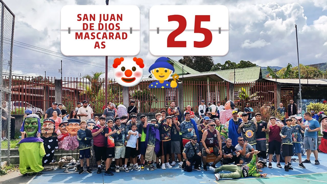Mascaradas San Juan de Dios, Desamparados Nov 2025