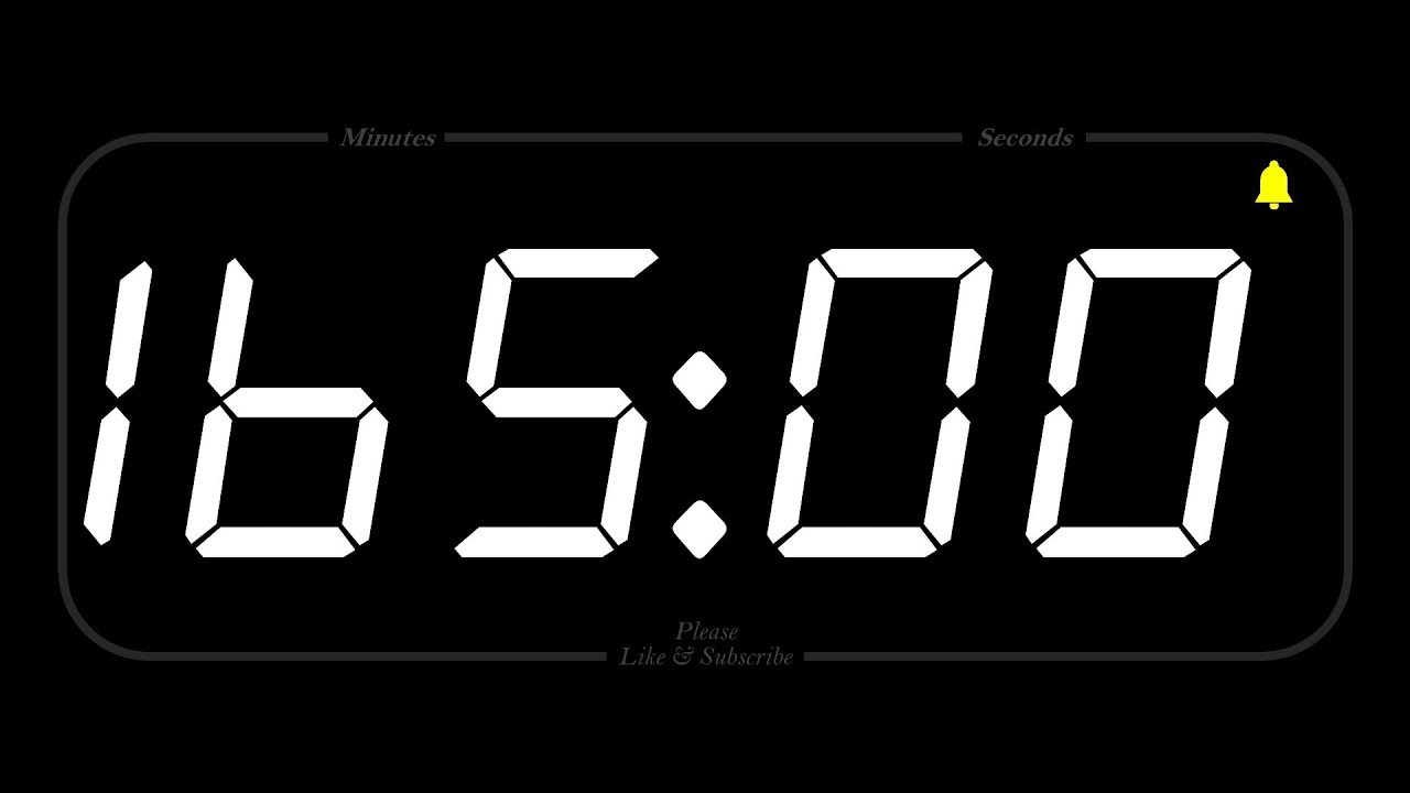 165 MINUTE - TIMER & ALARM - 1080p - COUNTDOWN