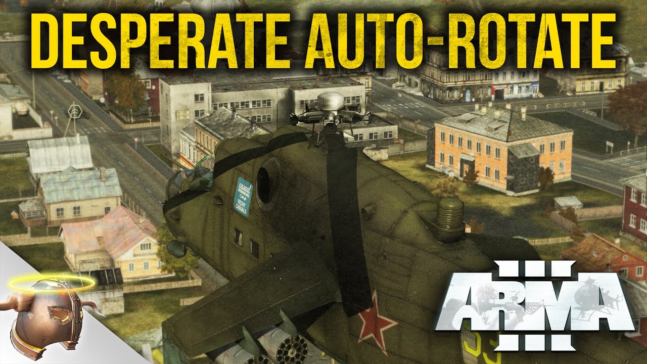 Helicopter auto-rotation crash landing | ARMA 3 Chernarus Liberation DAY 3 | RangerDave