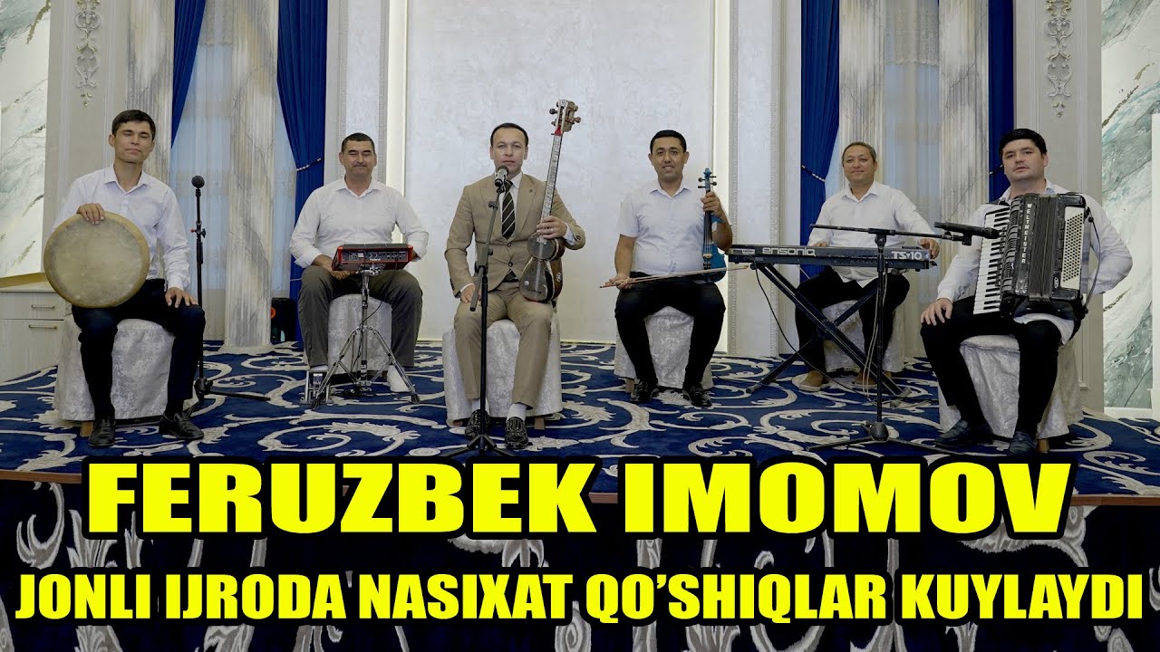 QASHQADARYOLIK YOSH XONANDA FERUZBEK IMOMOV JONLI IJRODAGI QO'SHIQLARI BILAN JONLI IJRO DASTURIMIZDA
