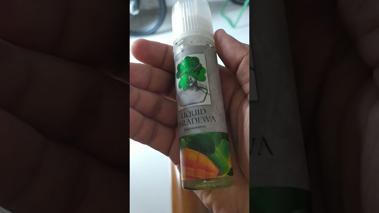 Review liquid Freebase merk Paradewa rasa Mangga Hena PG:VG = 50:50 dan Nic = 3Mg di Argus Pro