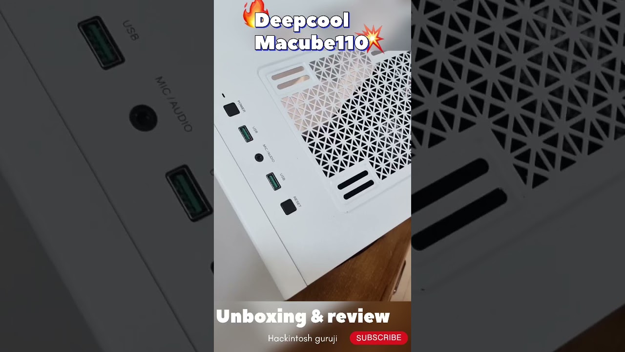 Deepcool Macube 110 unboxing! | Clean and Compact mATX case!  - A Quick Review