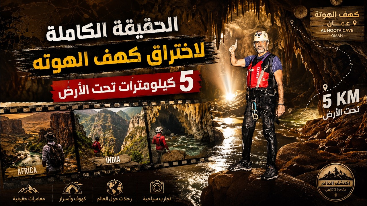 مغامرة اختراق كهف الهوتة | أعمق أسرار الكهوف في سلطنة عمان بالتفصيل