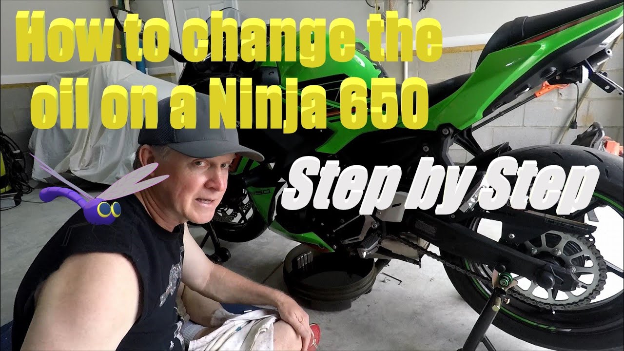Как заменить масло в Kawasaki Ninja 650 2023 года