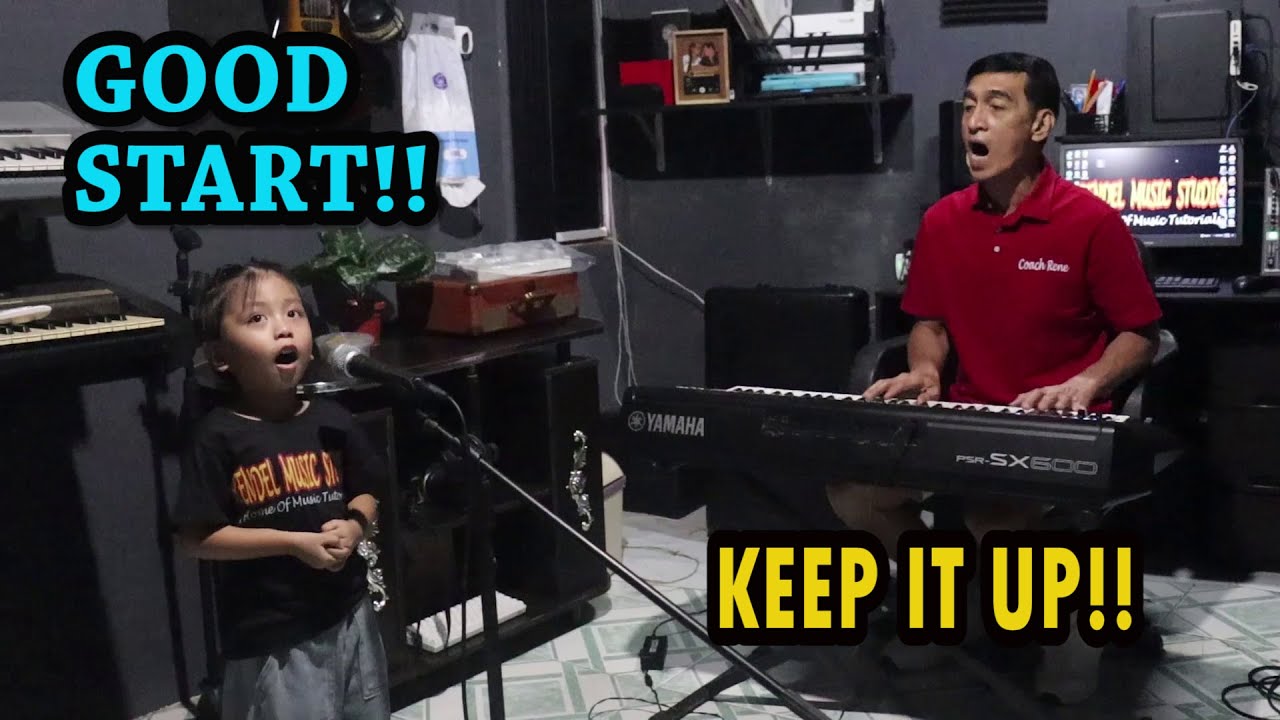 1ST Day of  JOHN ADIEL MALABANAN on Vocal Course