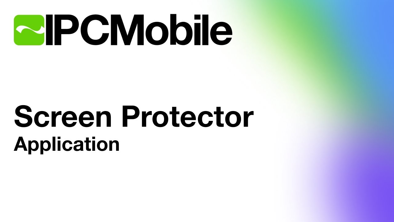 IPCMobile: Screen Protector Application