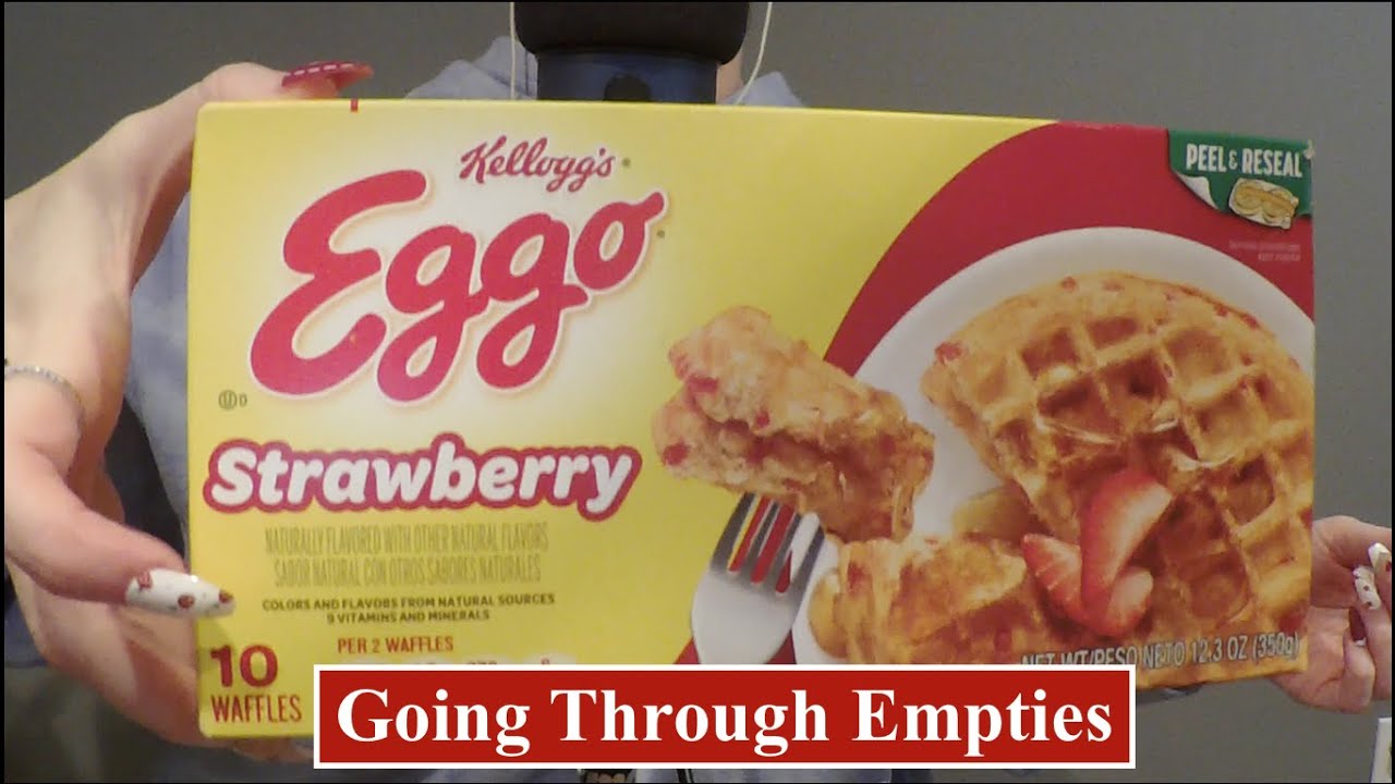 ASMR Gum Chewing Going Through Empties | Whispered
