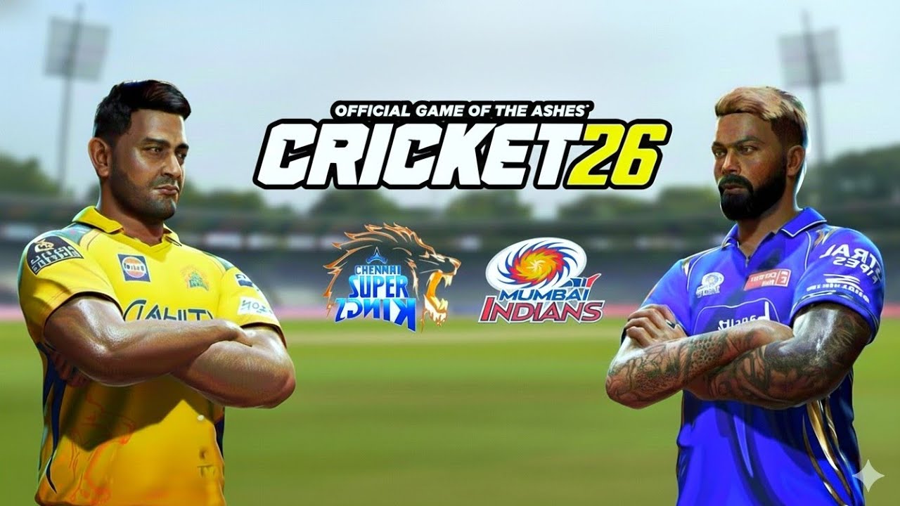 CSK vs MI 🔥 Ultimate IPL Rivalry | Cricket 26 Gameplay