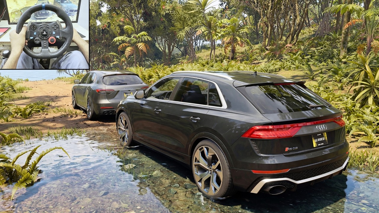 Audi RSQ8 & Maserati Levante Offroading | The Crew Motorfest | Logitech g29 gameplay