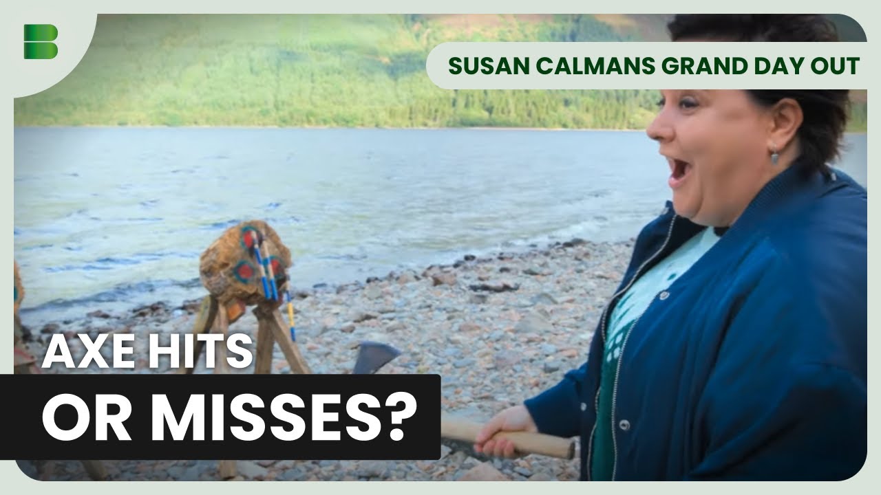 Crazy Axe Throwing in Scotland | Susan Calman's Grand Day Out