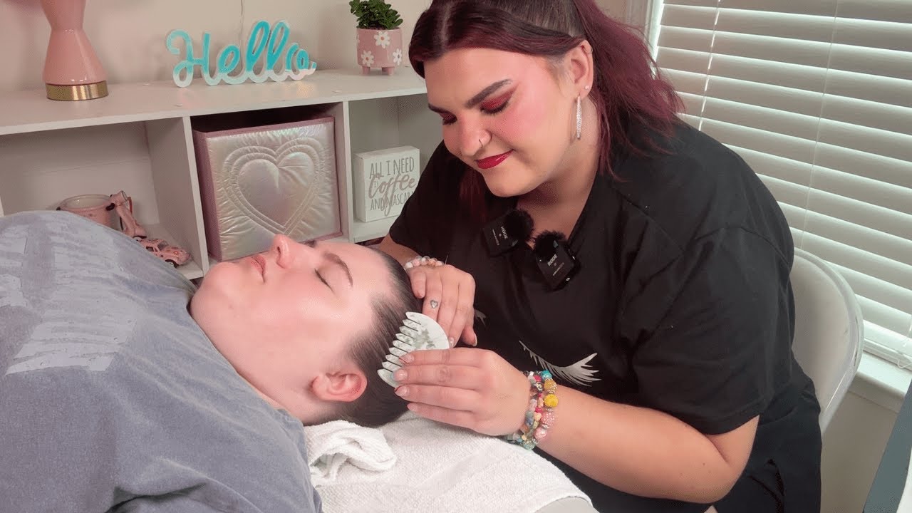 ASMR Relaxing Scalp Massage 💆🏽‍♀️| Scalp Attention, Hair Pulling, Hair & Scalp Oil, Hair Brushing