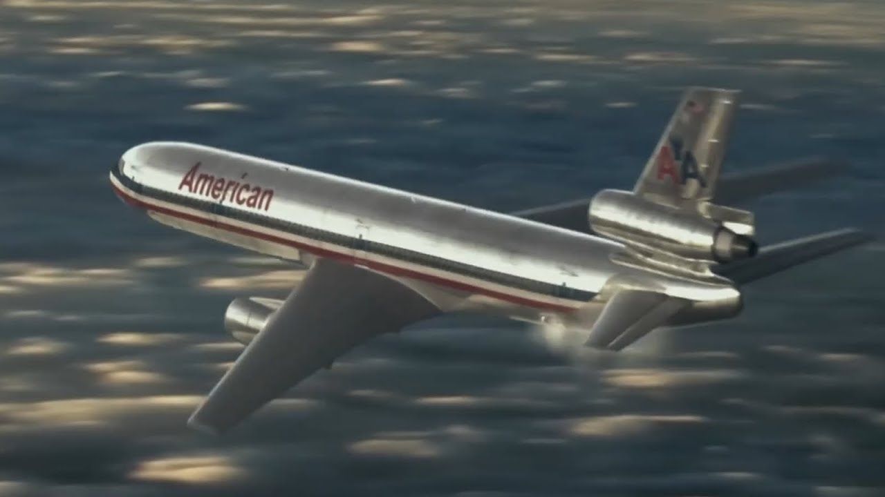 American Airlines Flight 96 Cargo Door Failure & Landing Animation