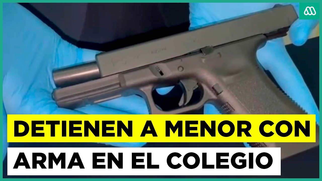 PDI detuvo a adolescente de 17 a&ntilde;os con un arma de fuego al interior de un colegio en Rancagua