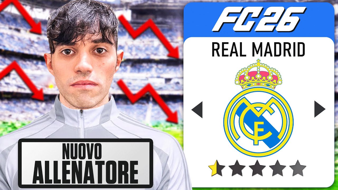 RICOSTRUISCO IL REAL MADRID dopo L'ESONERO DELL'ALLENATORE su FC26!