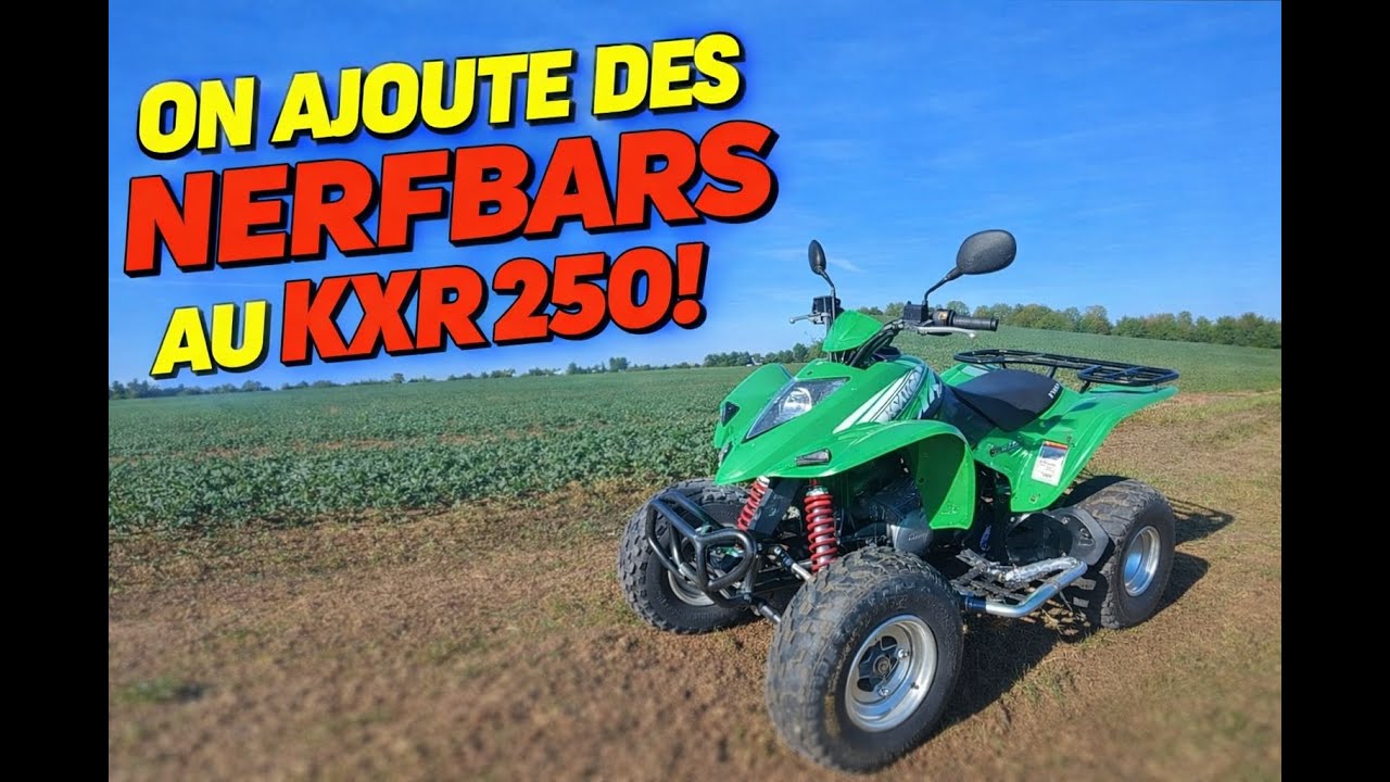 Montage nerfbar quad KYMCO KXR 250
