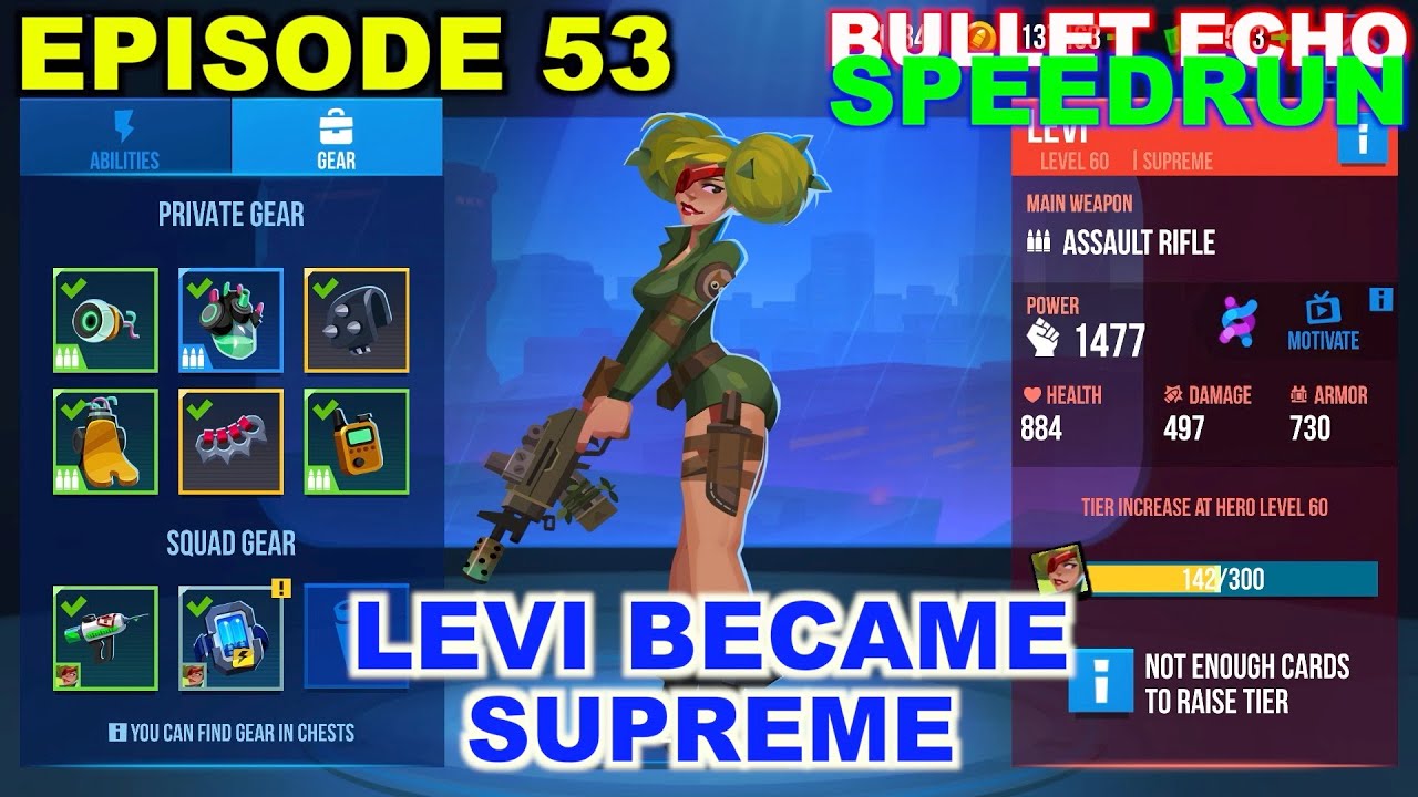 Bullet Echo Speedrun #53 | supreme Levi