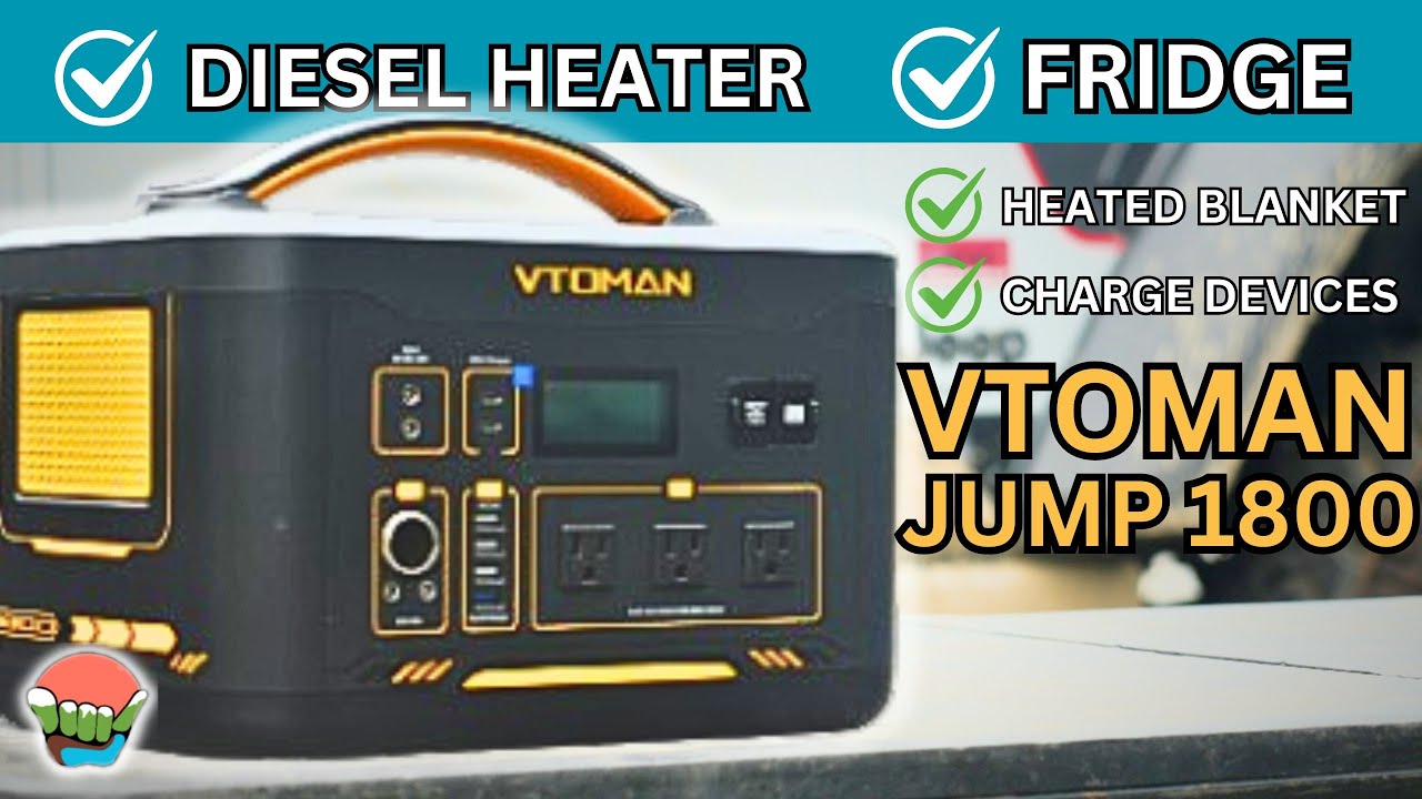 THE ONLY POWER STATION YOU'LL NEED. WILL LAST 4 DAYS! VTOMAN JUMP 1800 REVIEW