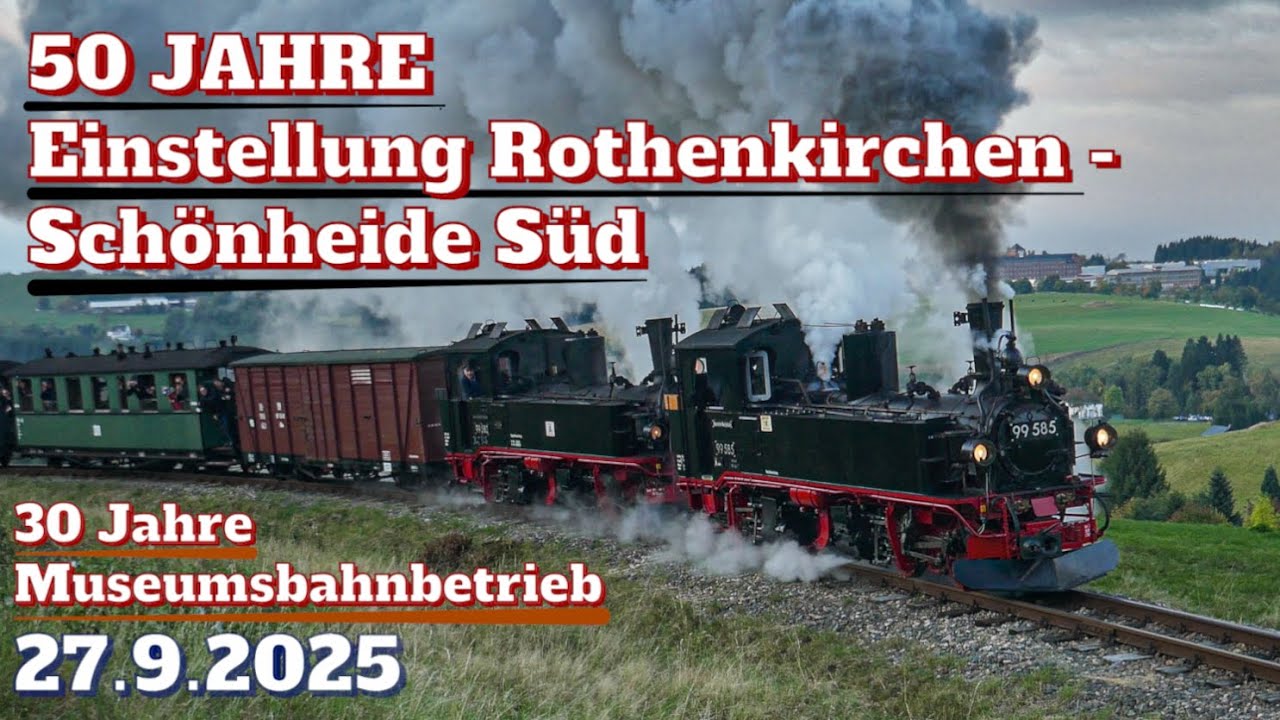 3 IV Ks unter VOLLDAMPF | 30 JAHRE Konzession Muba Schönheide | 27.9.2025
