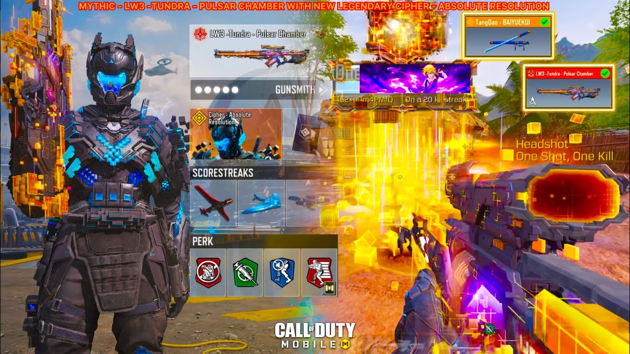 Mythic LW3 -Tundra is perfectly THEMED with the New Legendary Cipher to SNIPE every CODM SND enemies