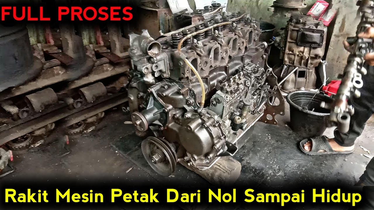 Rakit Mesin Petak Dari Nol Sampai Hidup
