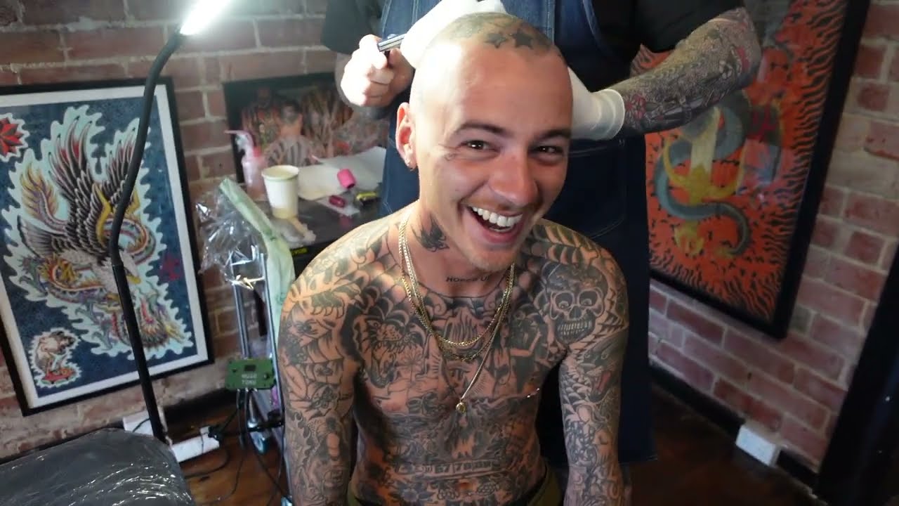 COMPLETING A TRADITIONAL TATTOO HEAD SLEEVE