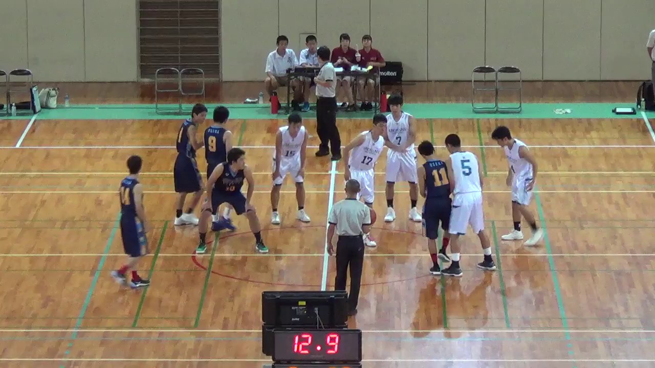 近大附属vs清明学院 ウインターカップ2017 大阪府一次予選 男子Cブロック 準決勝