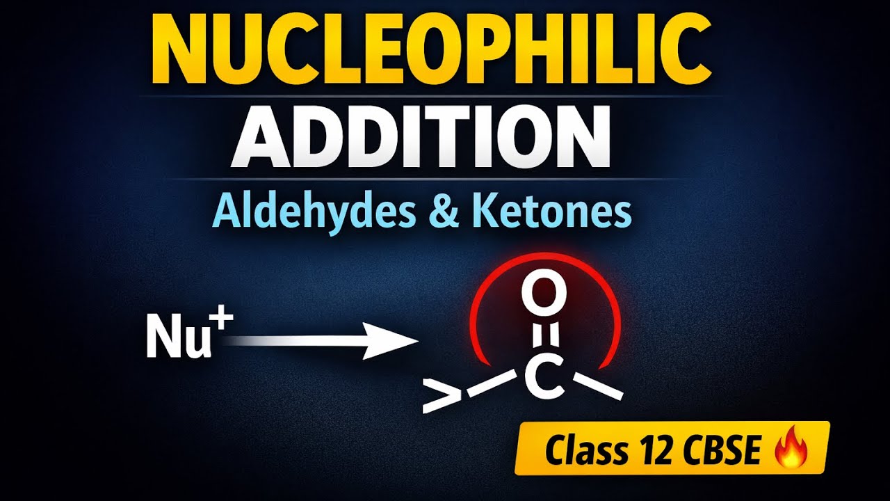 Nucleophilic Addition Reactions of Aldehydes & Ketones | Class 12 Chemistry | CBSE Boards