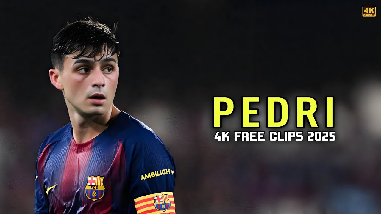 Pedri Clips For Edits 2025 &bull; Free Scene Pack &bull; No Watermark 2160p | D74 Edits 2.0