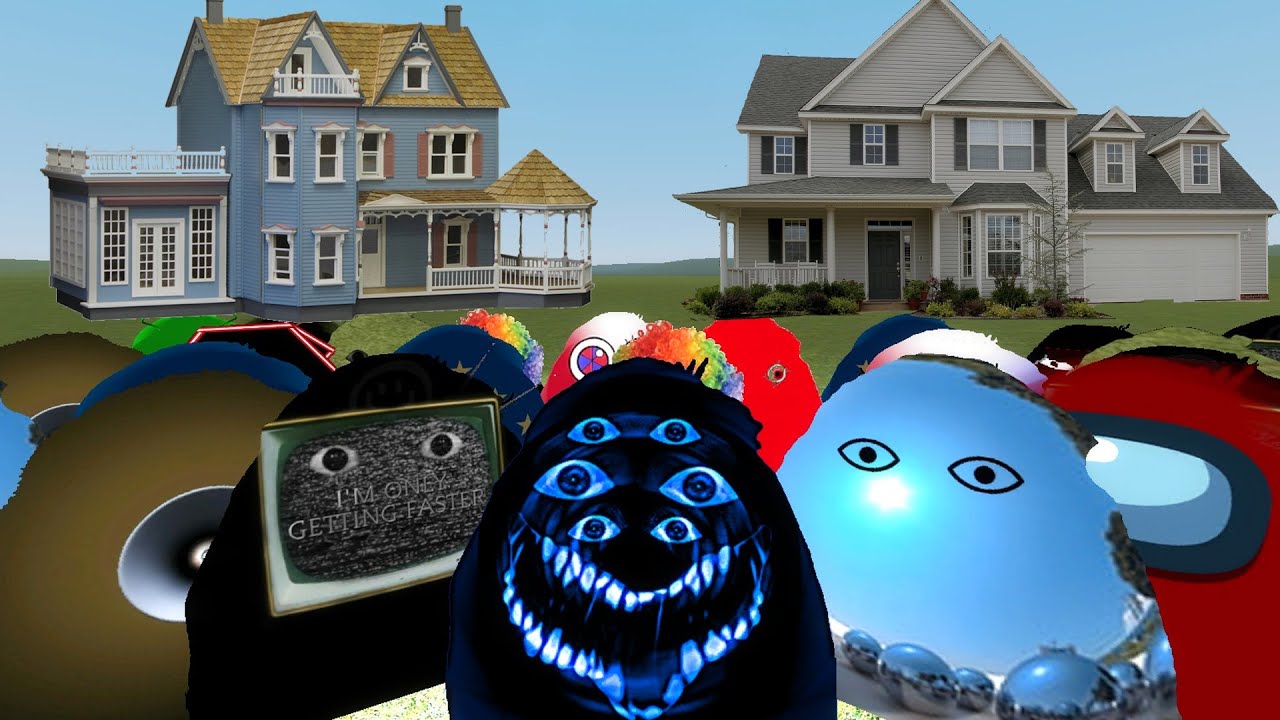 Angry Munci Family Vs Houses In Garry's Mod! (Park 51)