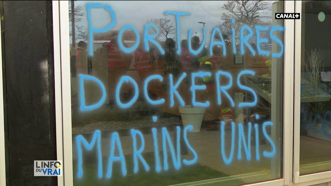 Retraites : le port du Havre bloqué par des manifestants