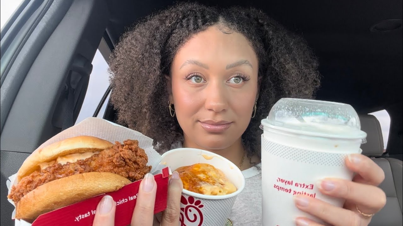 Trying the new Chick-fil-A items! & Running track in High School🥴