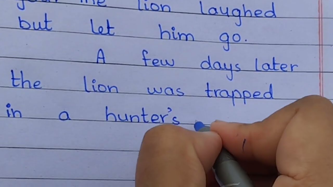Story No one is too small to help others| A liao and a mouse| Moral story in English 