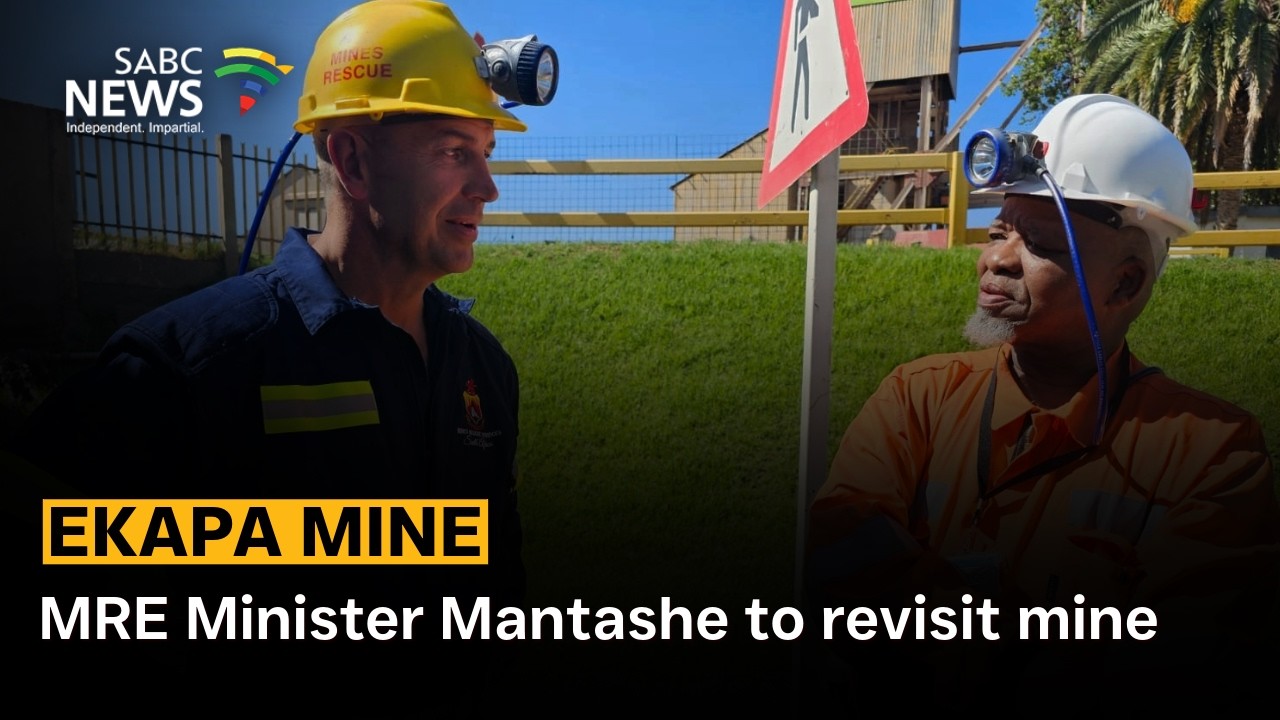 Ekapa Minerals Mine | MRE Minister Mantashe to revisit mine