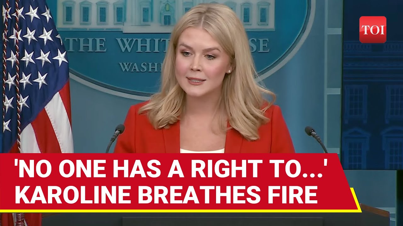 'You've No Right To Ask': Trump Secy Karoline Leavitt Blasts 'Woke' Media | FULL FACEOFF