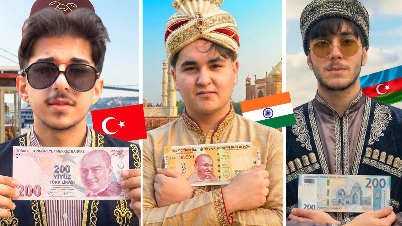ÜLKELERİN 200 Parası İle 1 GÜN Hayatta KAL!