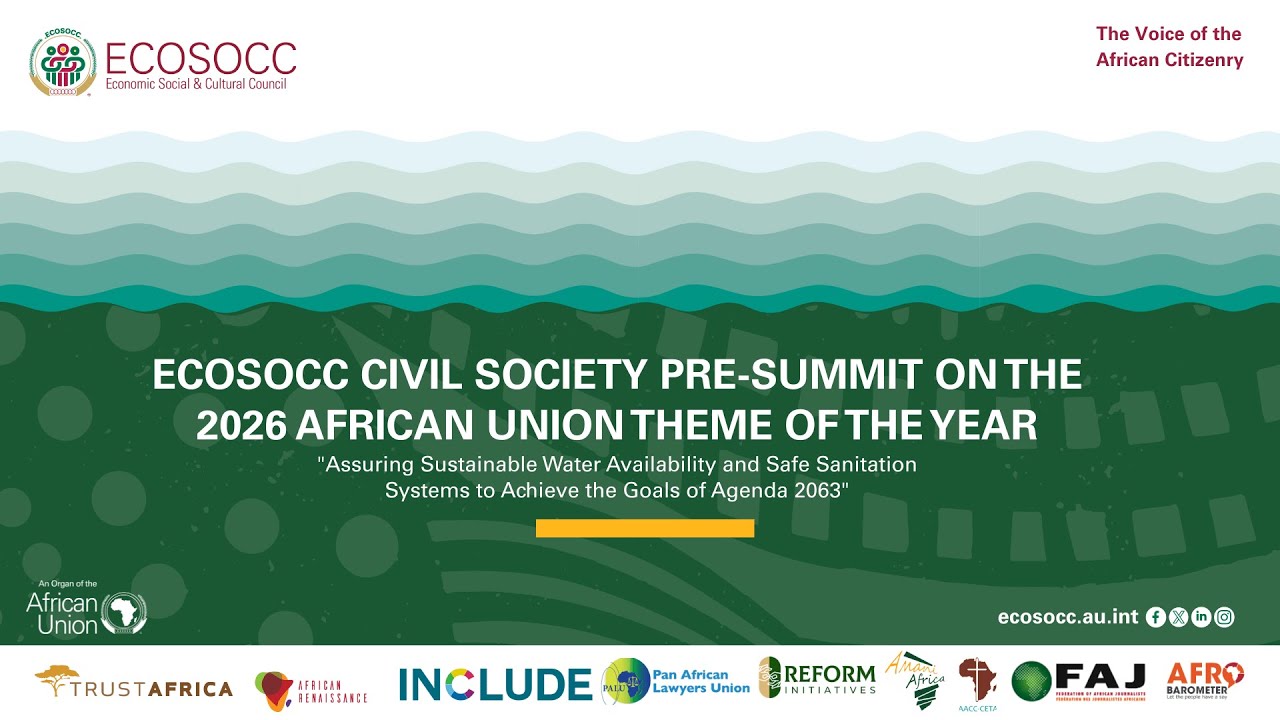 Opening Ceremony ECOSOCC Civil Society Pre-Summit on the 2026 African Union Theme of the Year