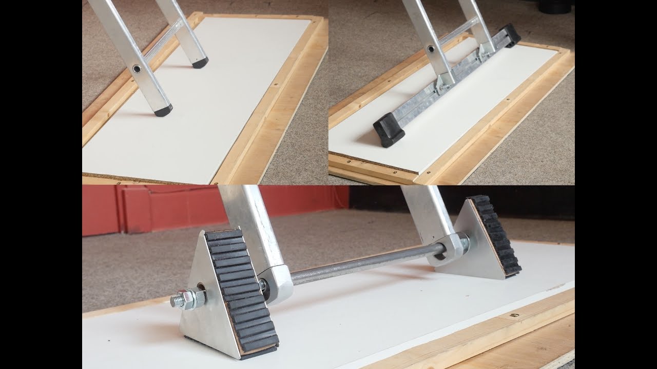 Tests to identify Base Slip and Flip of leaning ladders