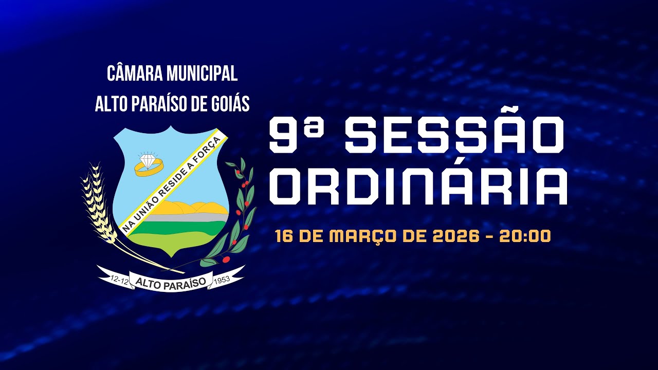 9ª Sessão Ordinária de 2026