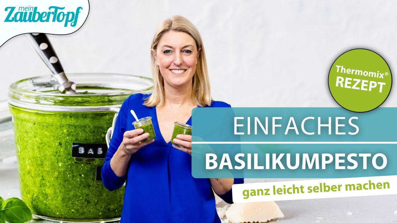 😍😍 SUPER SCHNELLES Basilikumpesto aus dem Thermomix®