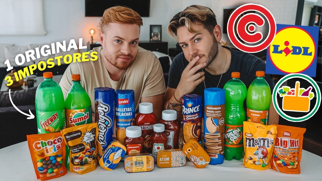 MARCA ORIGINAL VS MARCA SUPERMERCADO #4 *difícil* 😂