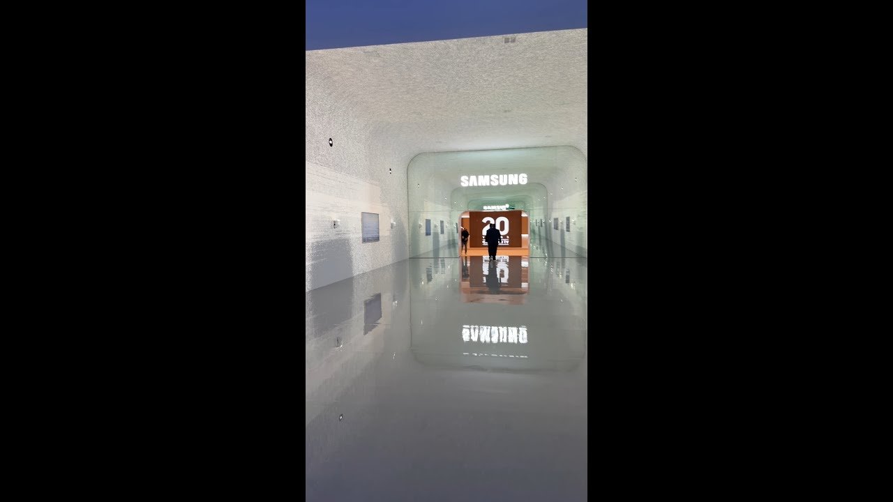 Entering the Samsung Booth at CES 2026