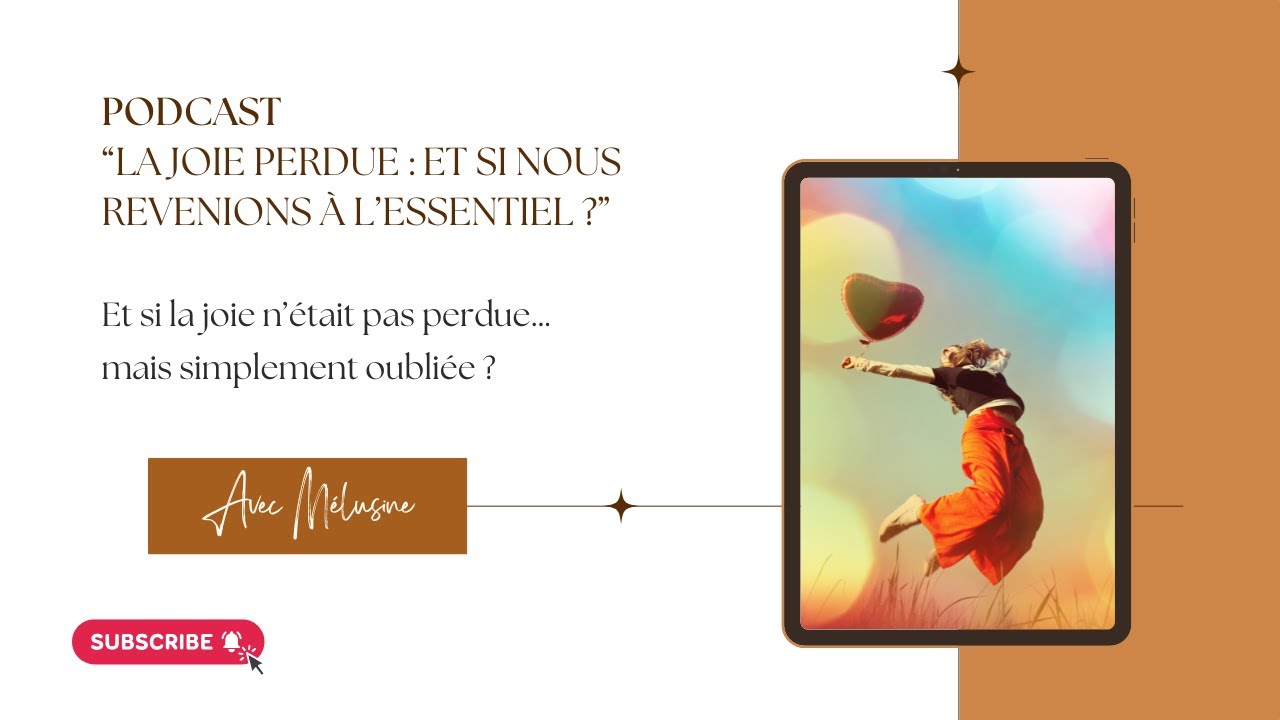 ✨ La joie perdue : et si nous revenions à l’essentiel ? ✨