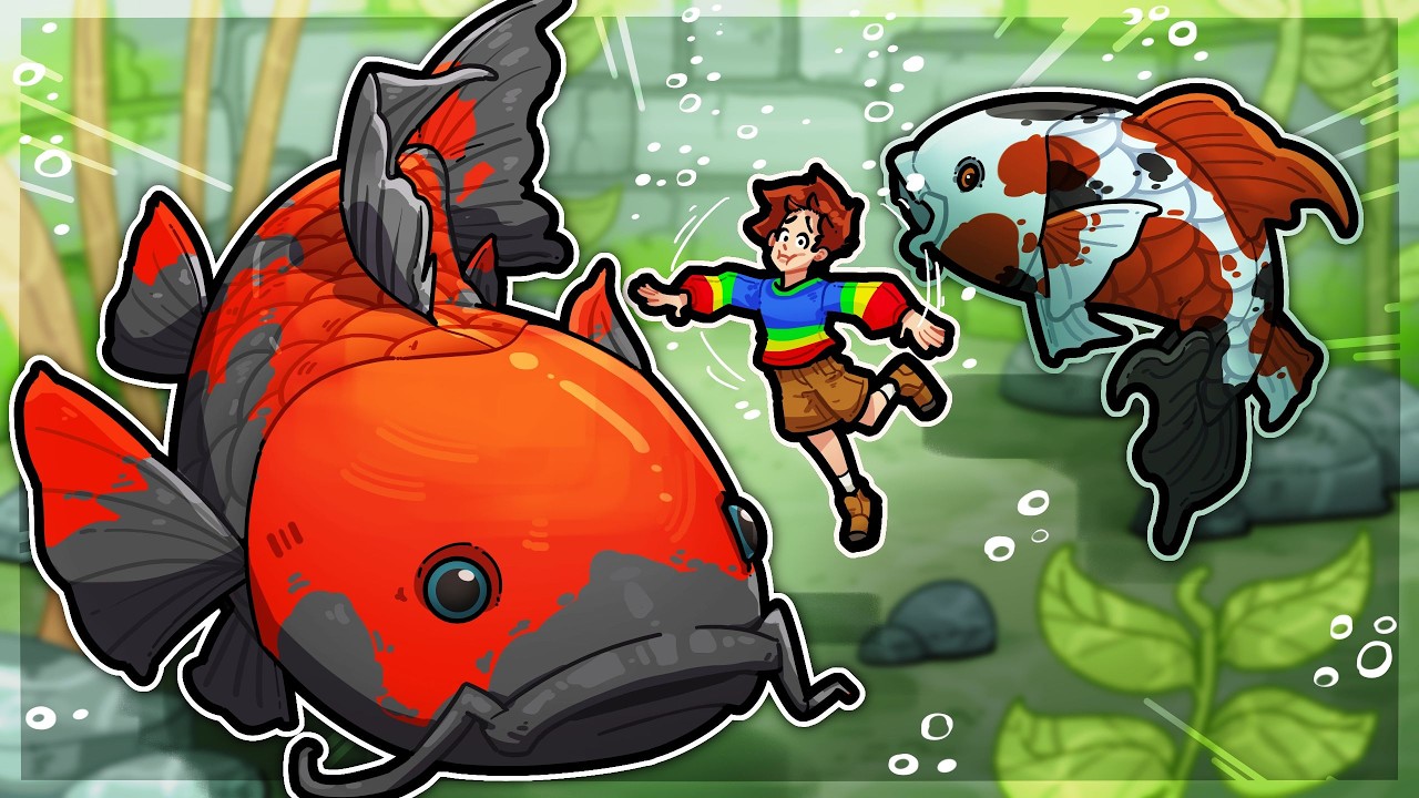 I found a giant Koi fish in Grounded 2