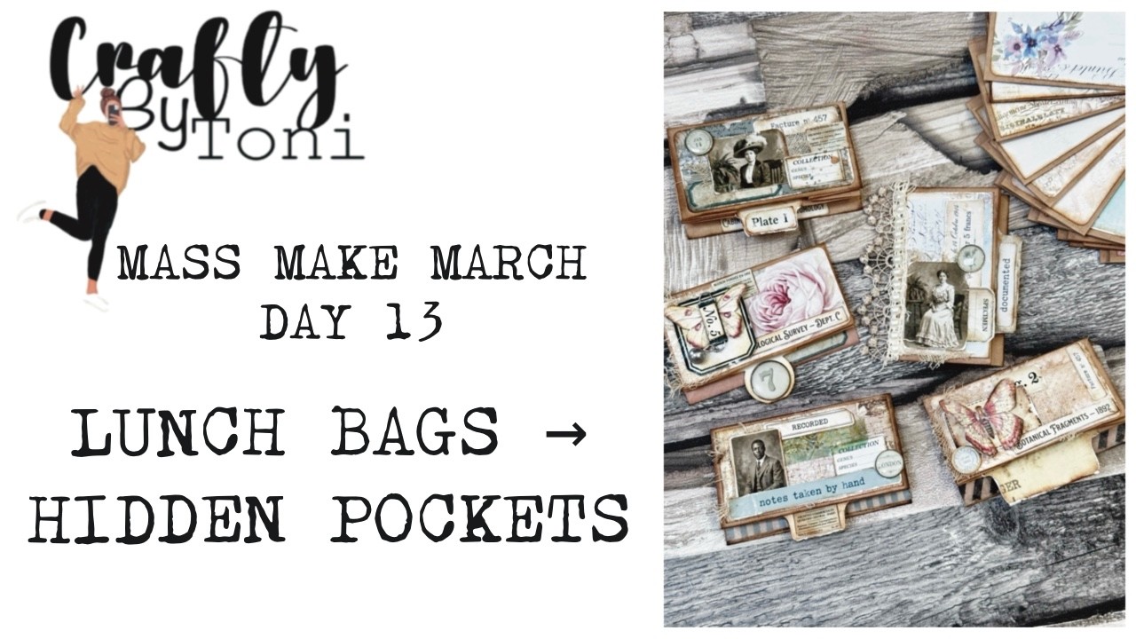 Mass Make March Day 13 &hellip;&hellip;Hidden Pockets From Paper Lunch Bags!