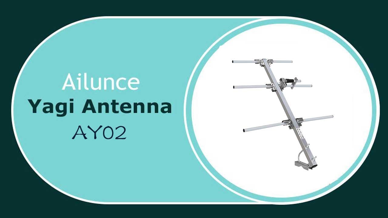 Ailunce AY02 3 Elements Foldable Yagi UHF Directional Antenna