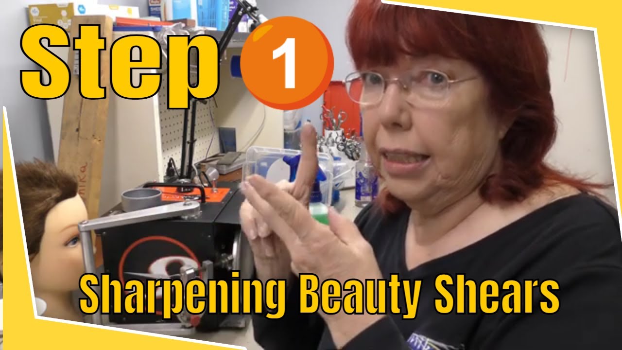 First Step in Sharpening Hair Shears | Bonika Shears