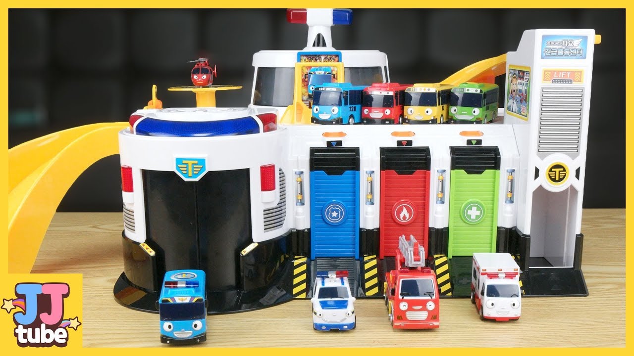 Littlebus Tayo Notrufzentrale! Poly, TurningMecard, WatchCar [JJ tube]