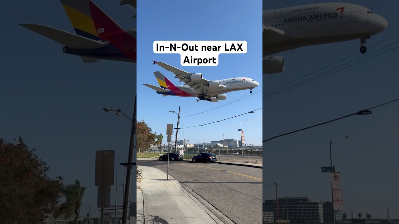 This In-N-Out near LAX Airport is one of the busiest burger joints in the world. 🌎 🍔✈️
