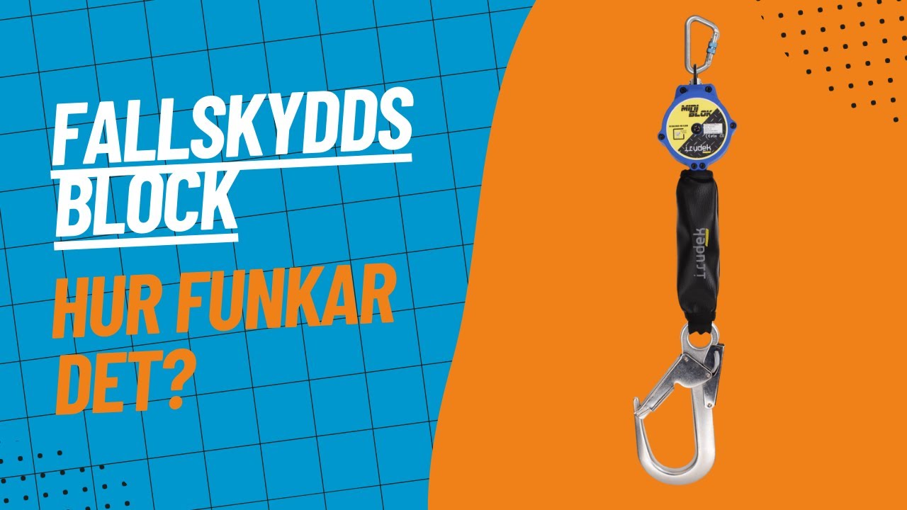 Hur ett fallskyddsblock fungerar | Se våra fallskyddsblock från Ställningsprodukter.se